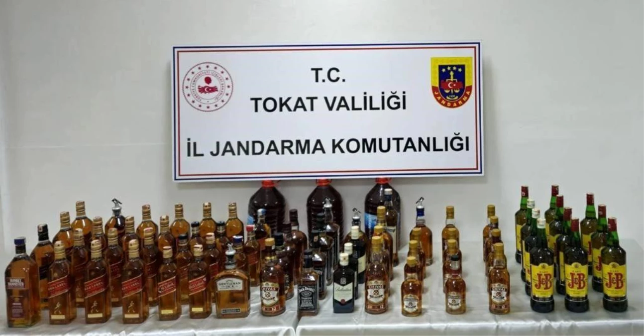 Tokat\'ta yapılan operasyonda 686 litre sahte alkol ele geçirildi
