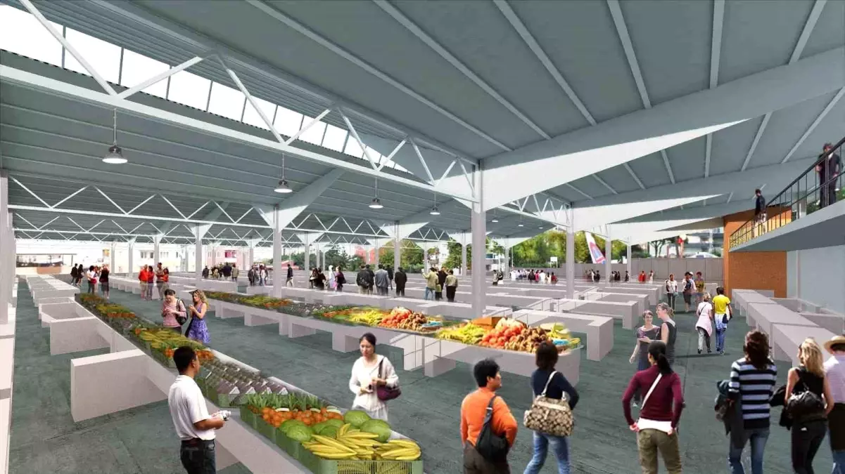 Yıldırım Belediyesi, Bağlaraltı Mahallesi'ne modern bir pazar yeri kazandırıyor