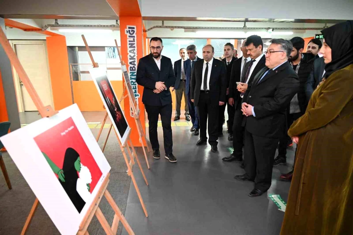 Zonguldak Bülent Ecevit Üniversitesi\'nde \'Özgür Filistin\' sergisi düzenlendi