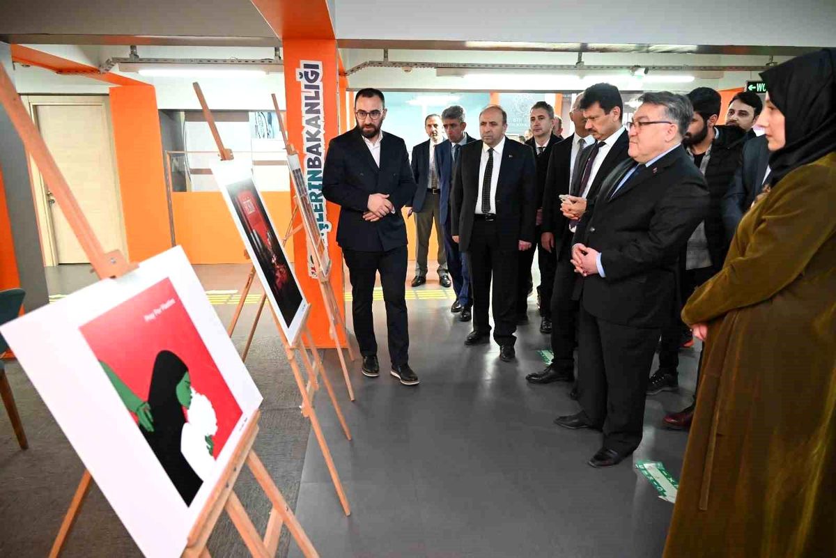 Zonguldak Bülent Ecevit Üniversitesi\'nde \'Özgür Filistin\' sergisi düzenlendi
