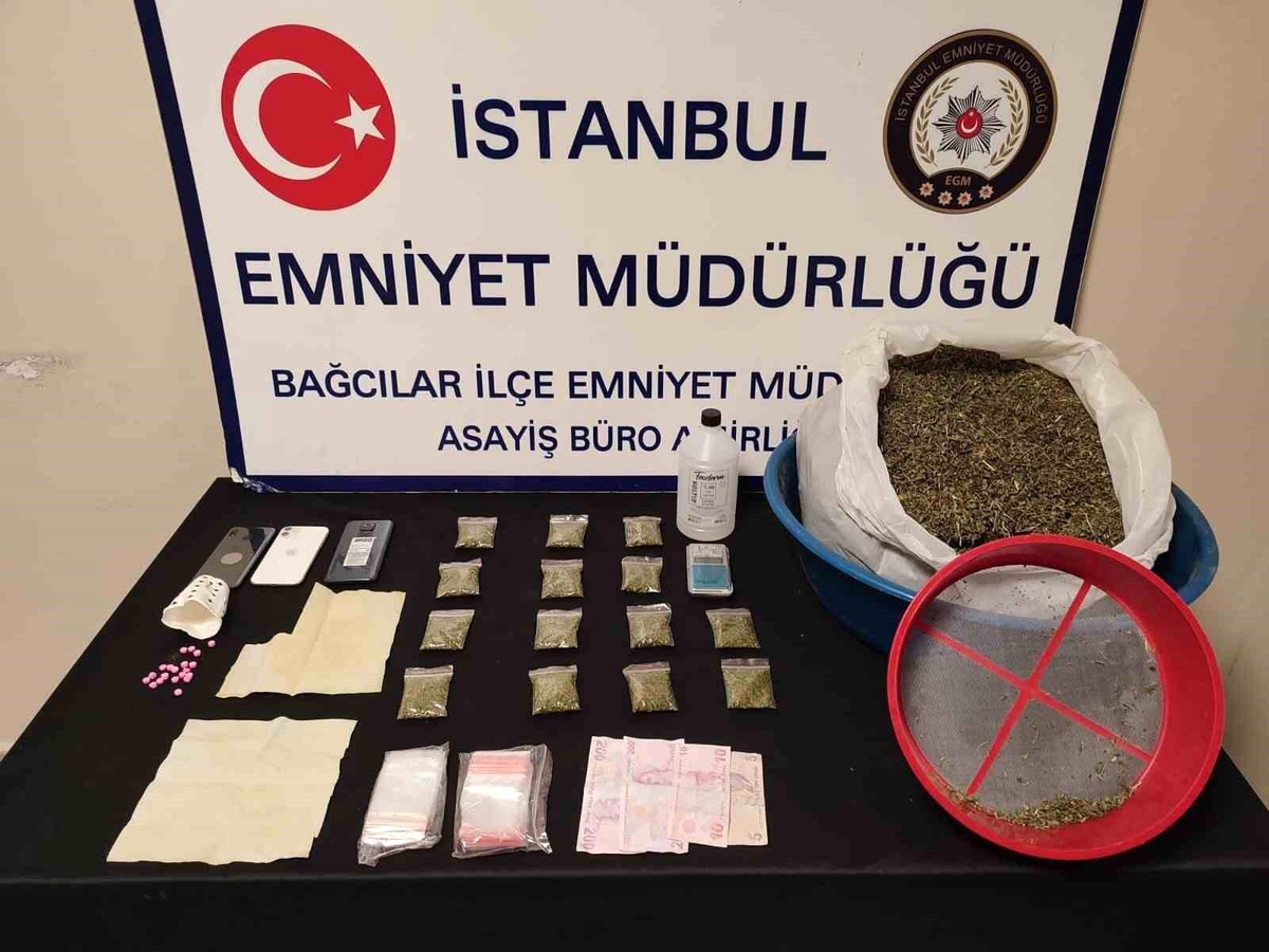 Bağcılar\'da Uyuşturucu Operasyonu: Çok Sayıda Madde Ele Geçirildi