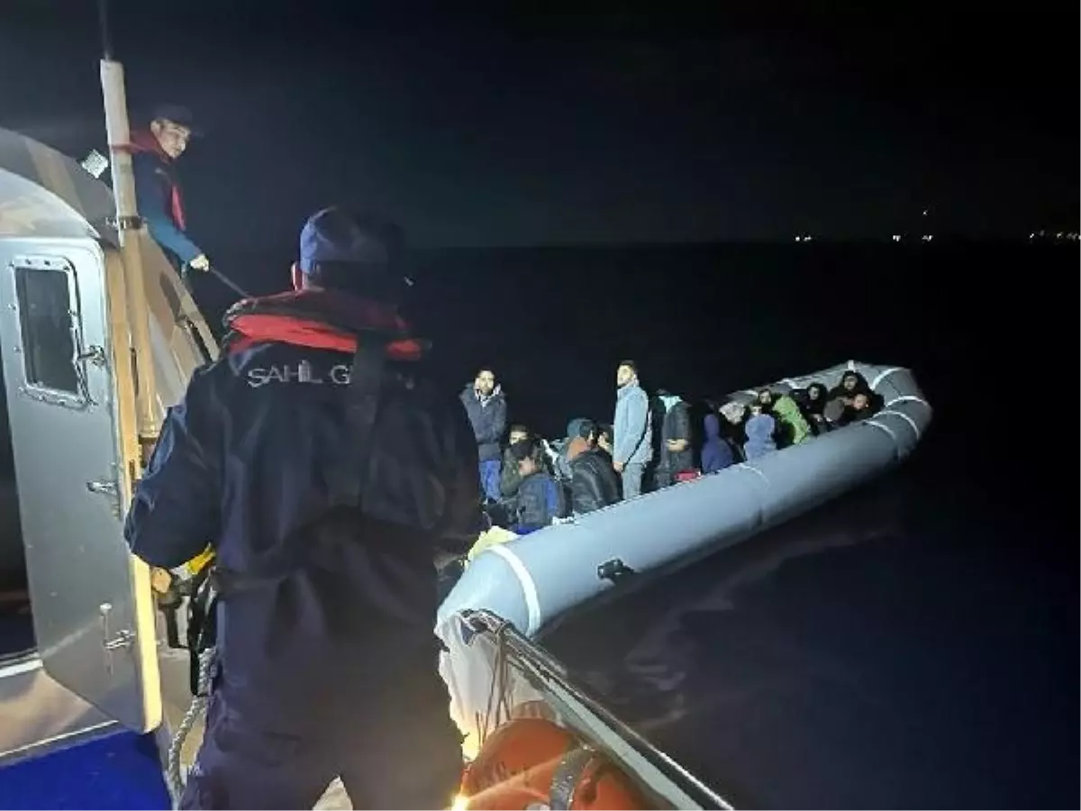Bodrum Açıklarında 57 Kaçak Göçmen Yakalandı