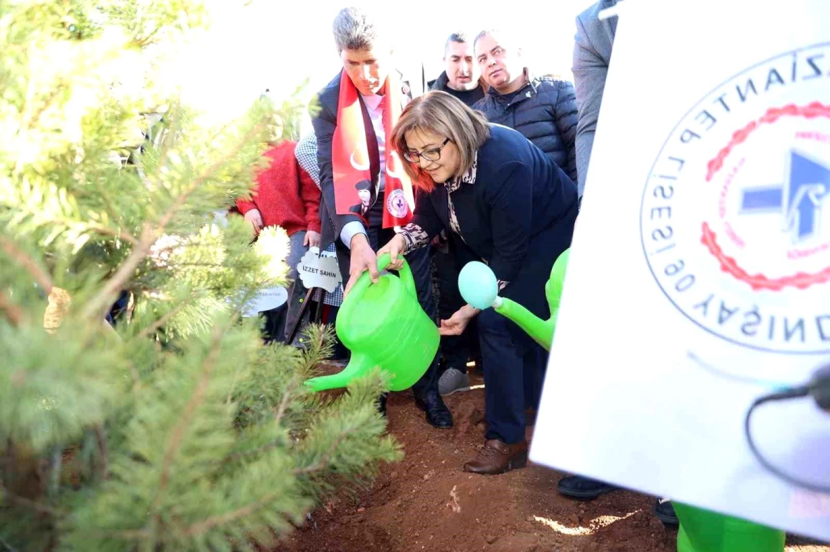 Gaziantep\'te 3 Bin 26 Metrekarelik Alana Ağaç Dikimi Yapıldı