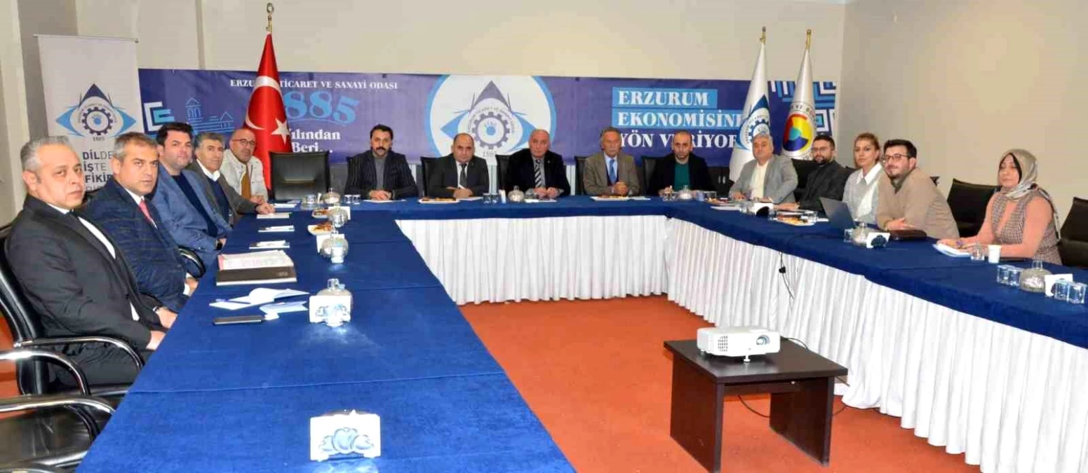 Erzurum Ticaret ve Sanayi Odası Yönetim Kurulu Toplantısı Yapıldı
