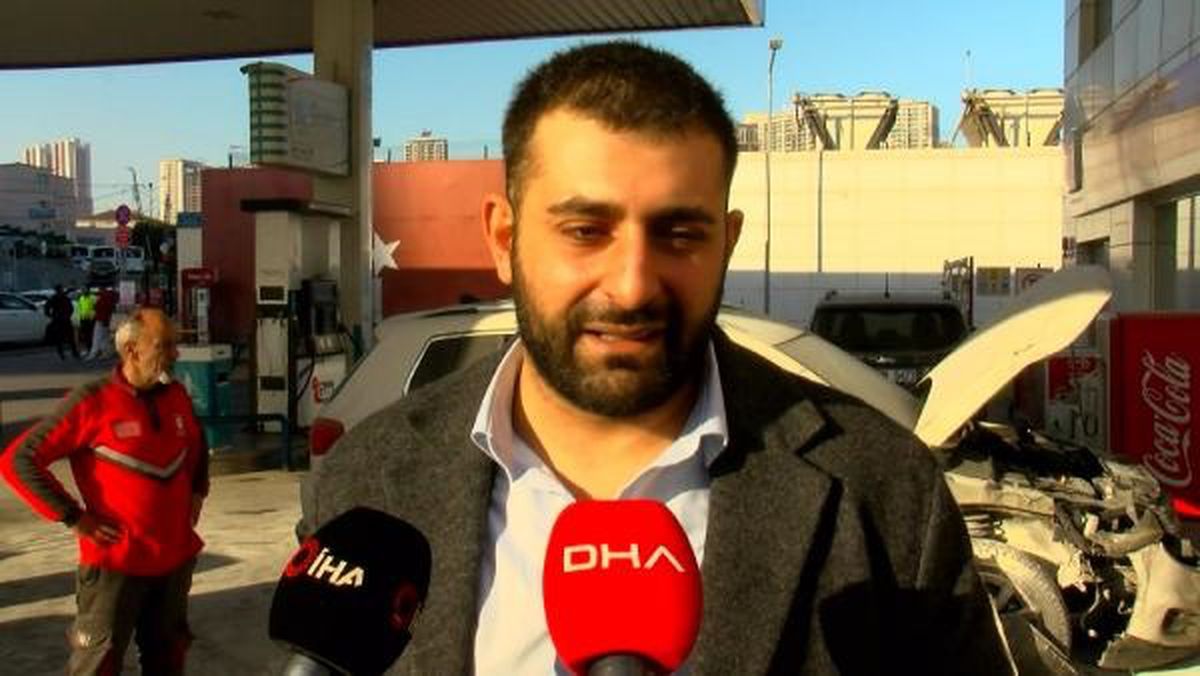 Eyüpsultan\'da Akaryakıt İstasyonunda Facianın Eşiğinden Dönüldü