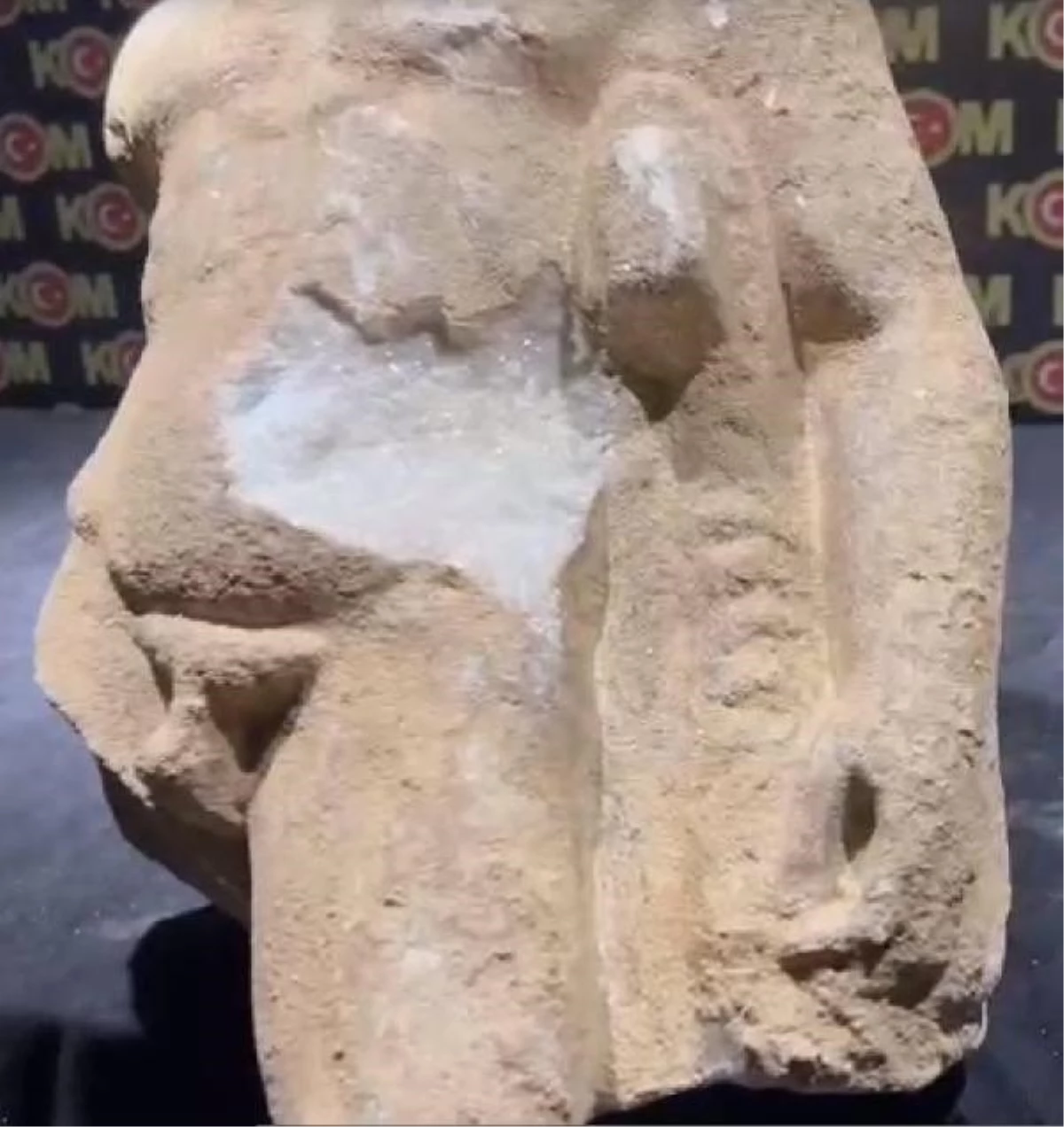 Ödemiş\'te Roma dönemine ait heykel ele geçirildi, 1 şüpheli gözaltına alındı