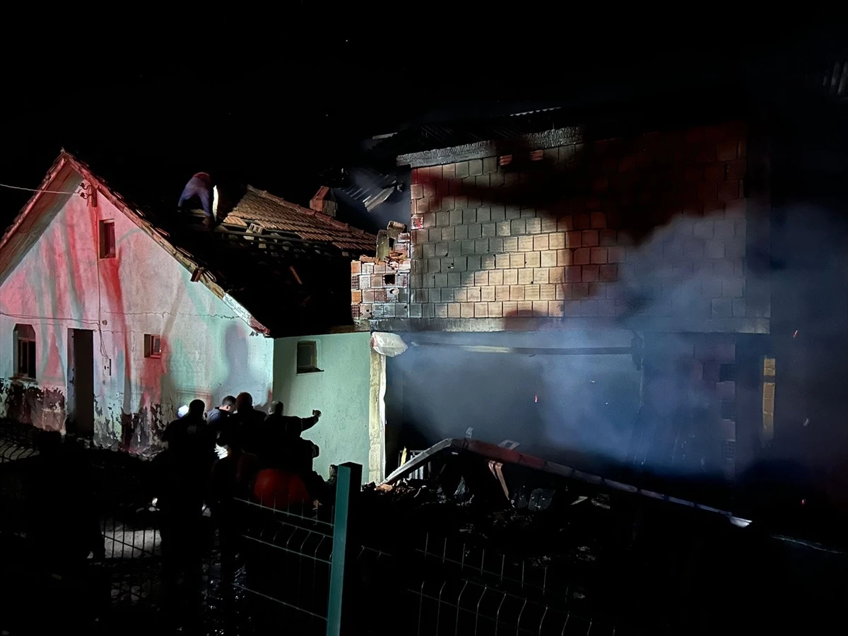 Kastamonu\'da çıkan yangında 2 ev zarar gördü, 30 tavuk telef oldu
