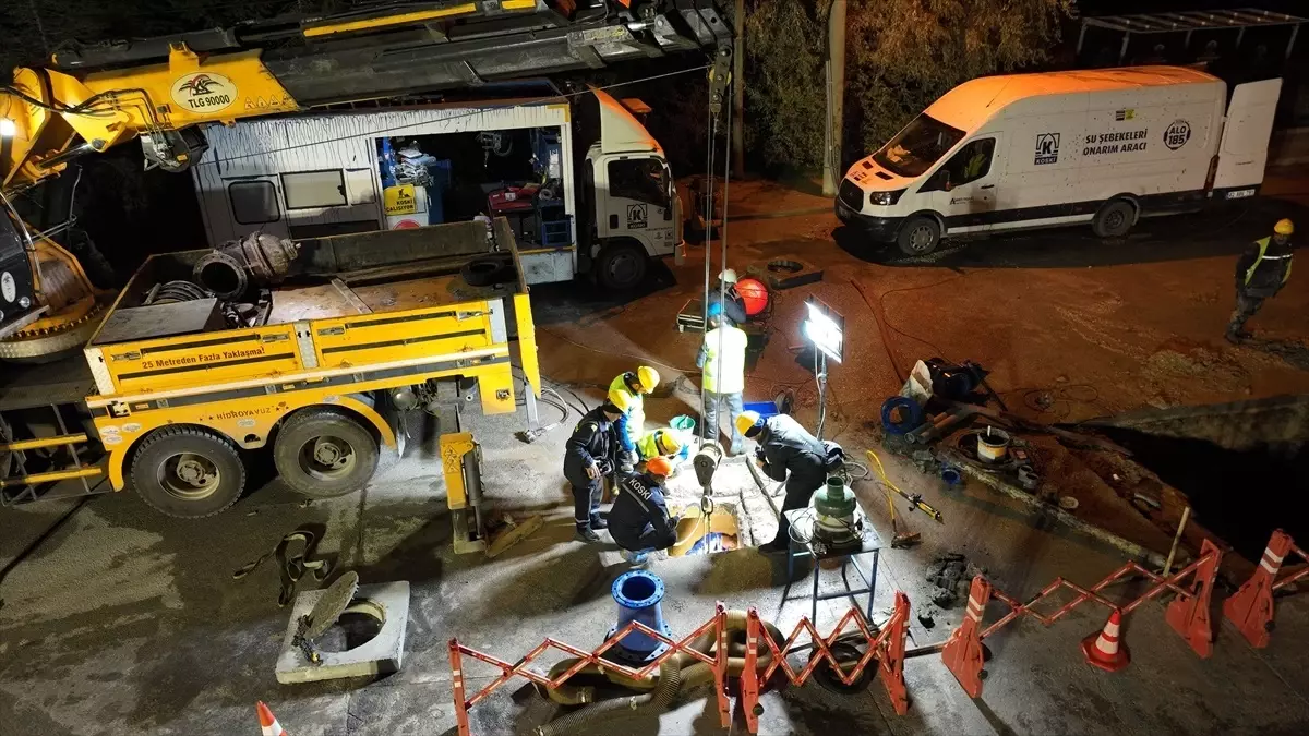 Konya Büyükşehir Belediyesi Meram'da Eş Zamanlı Vana Çalışması Gerçekleştirdi