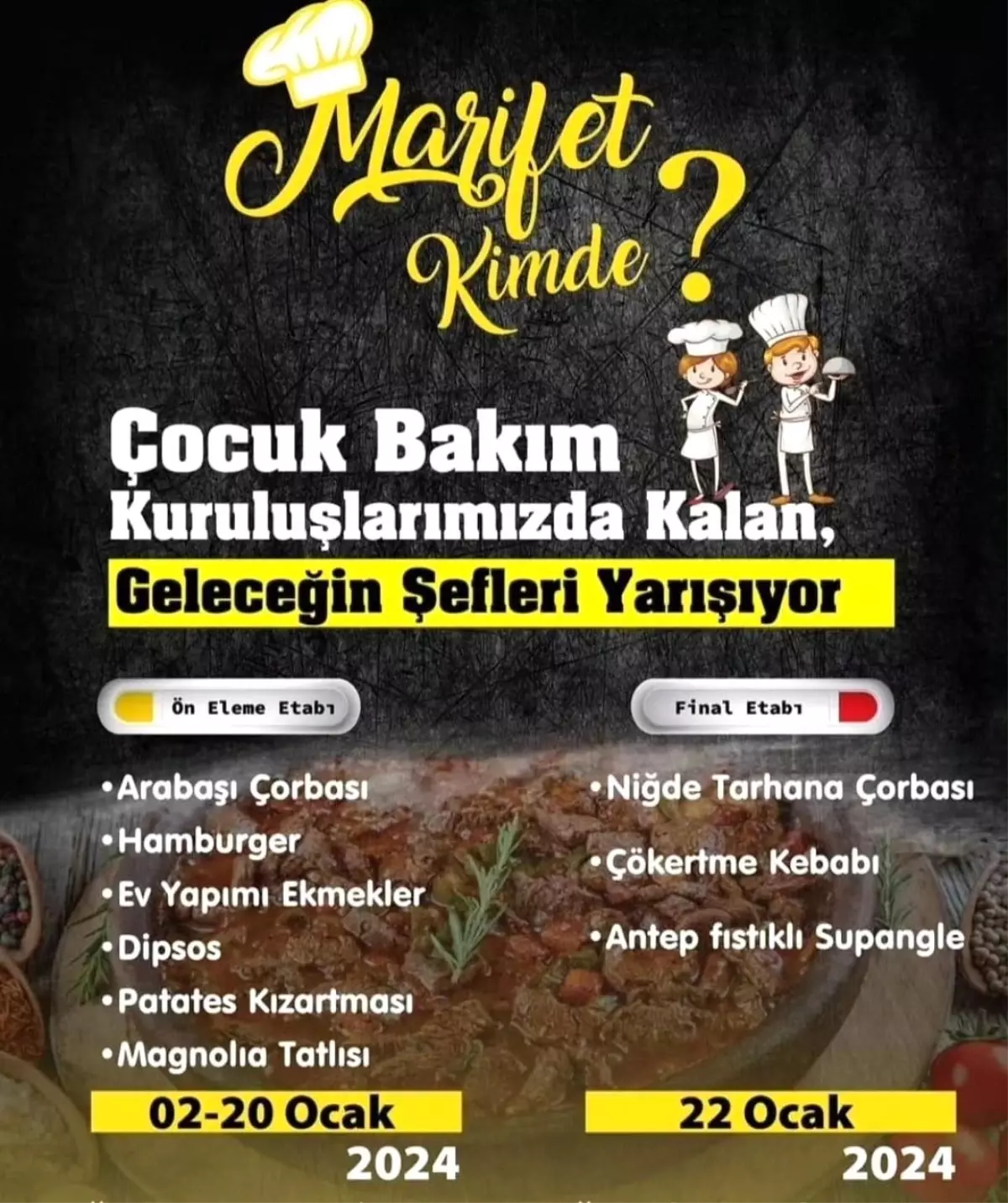 Niğde\'de Çocuk Bakım Kuruluşlarında \'Marifet Kimde\' Yarışması Düzenlenecek