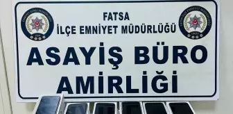 Fatsa'da iş yerinden 12 cep telefonu çalındı, şüpheli tutuklandı