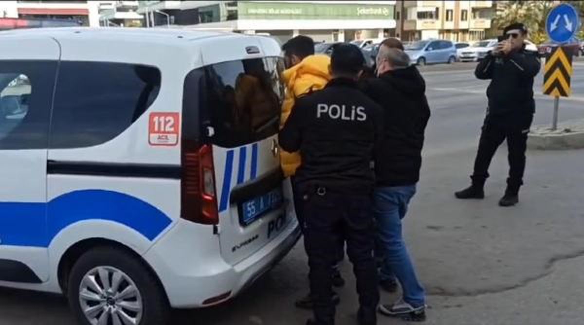 Samsun\'da küfürlü video yayınlayan şüpheli gözaltına alındı