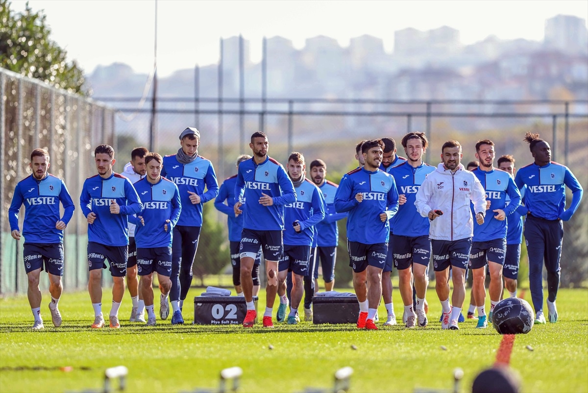 Trabzonspor, MKE Ankaragücü maçının hazırlıklarını sürdürdü