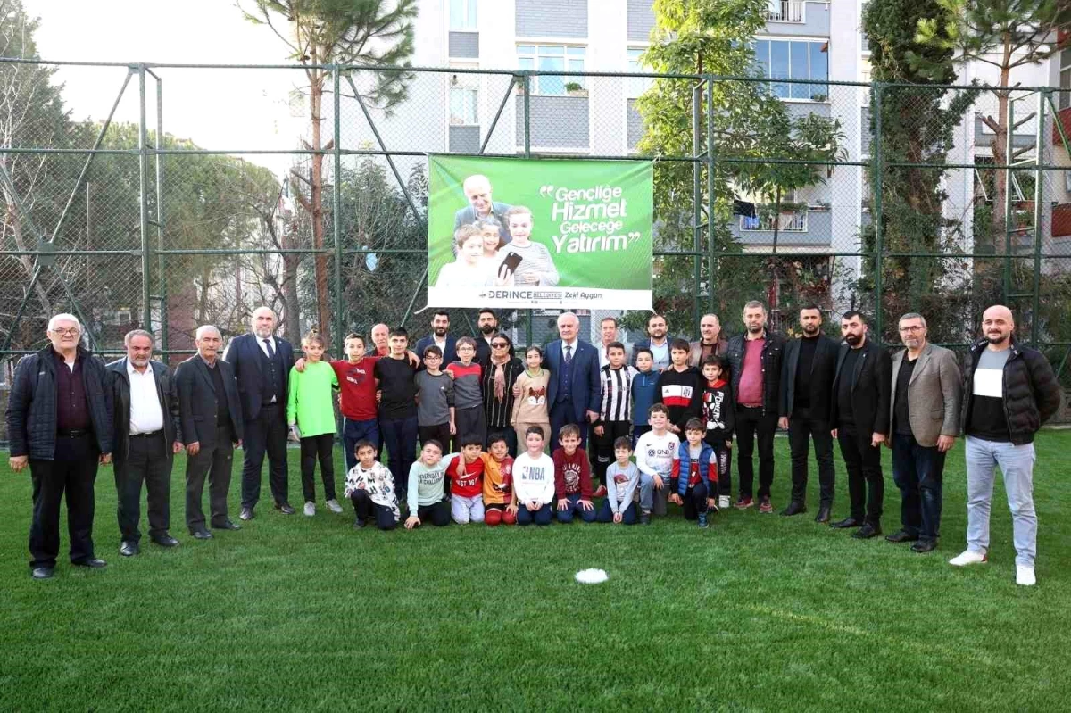 Derince Belediyesi, Yavuz Sultan Mahallesi\'nde yeni bir spor alanını hizmete açtı