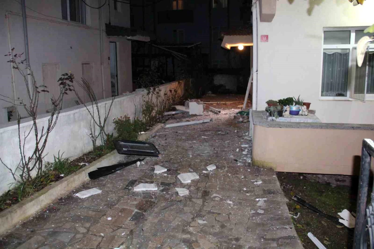 Çanakkale\'de doğalgaz patlaması: 1 kişi yaralandı