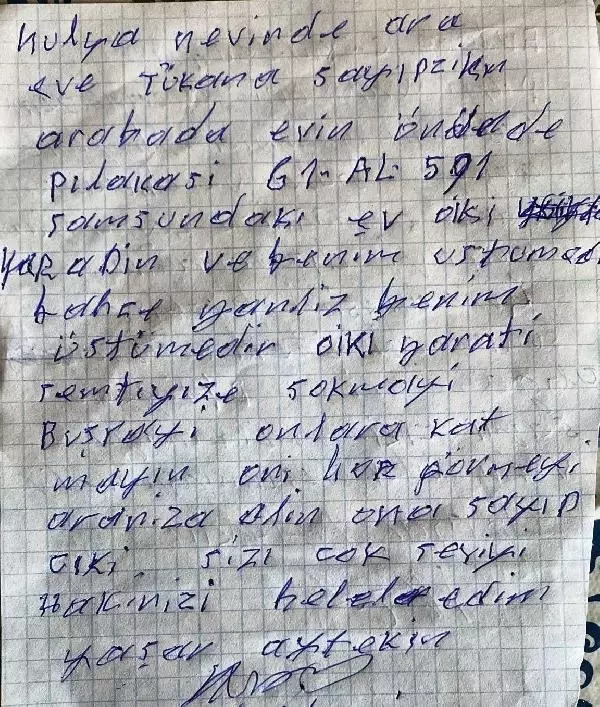 Zihinsel Engelli Kızını Vuran Baba Vasiyet Bıraktı