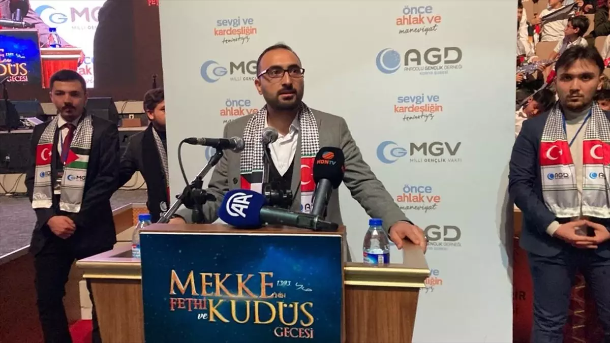 Konya\'da Mekke\'nin Fethi ve Kudüs Gecesi Programı düzenlendi