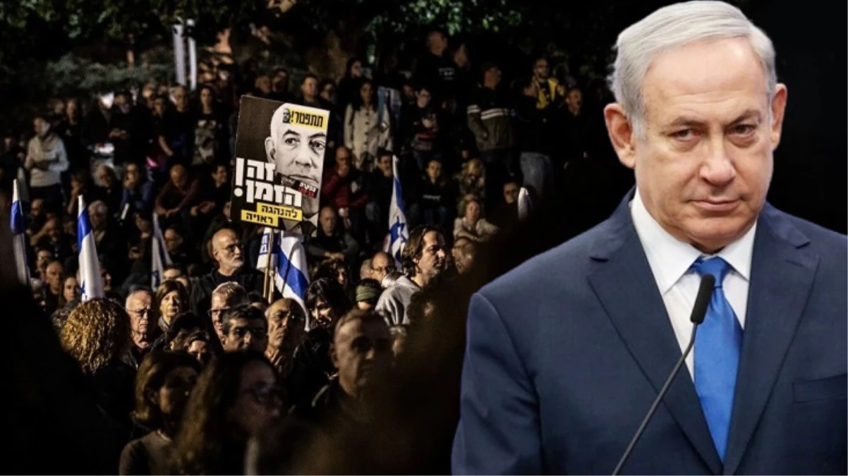 On binlerin istifaya davet ettiği Netanyahu: Hamas\'tan kurtulmayı planlıyorum ama işimden kurtulmayacağım