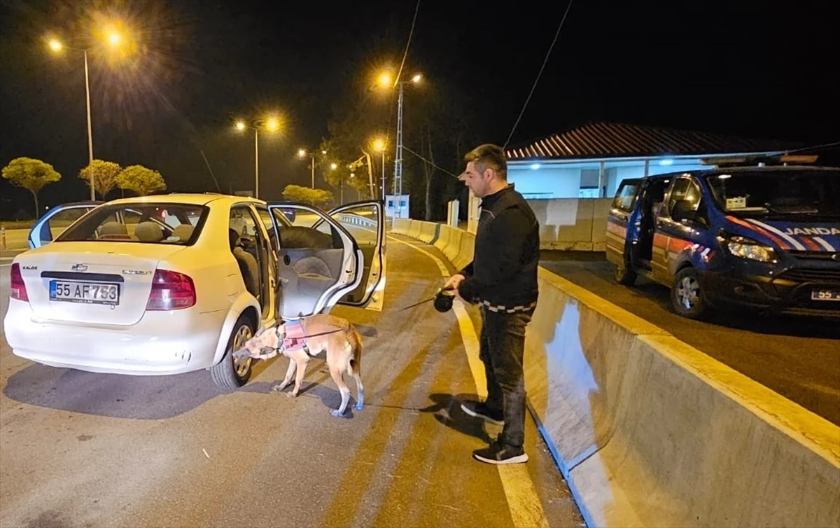 Samsun\'da jandarma ekipleri yılbaşı gecesi asayiş ve trafik güvenliğini sağladı