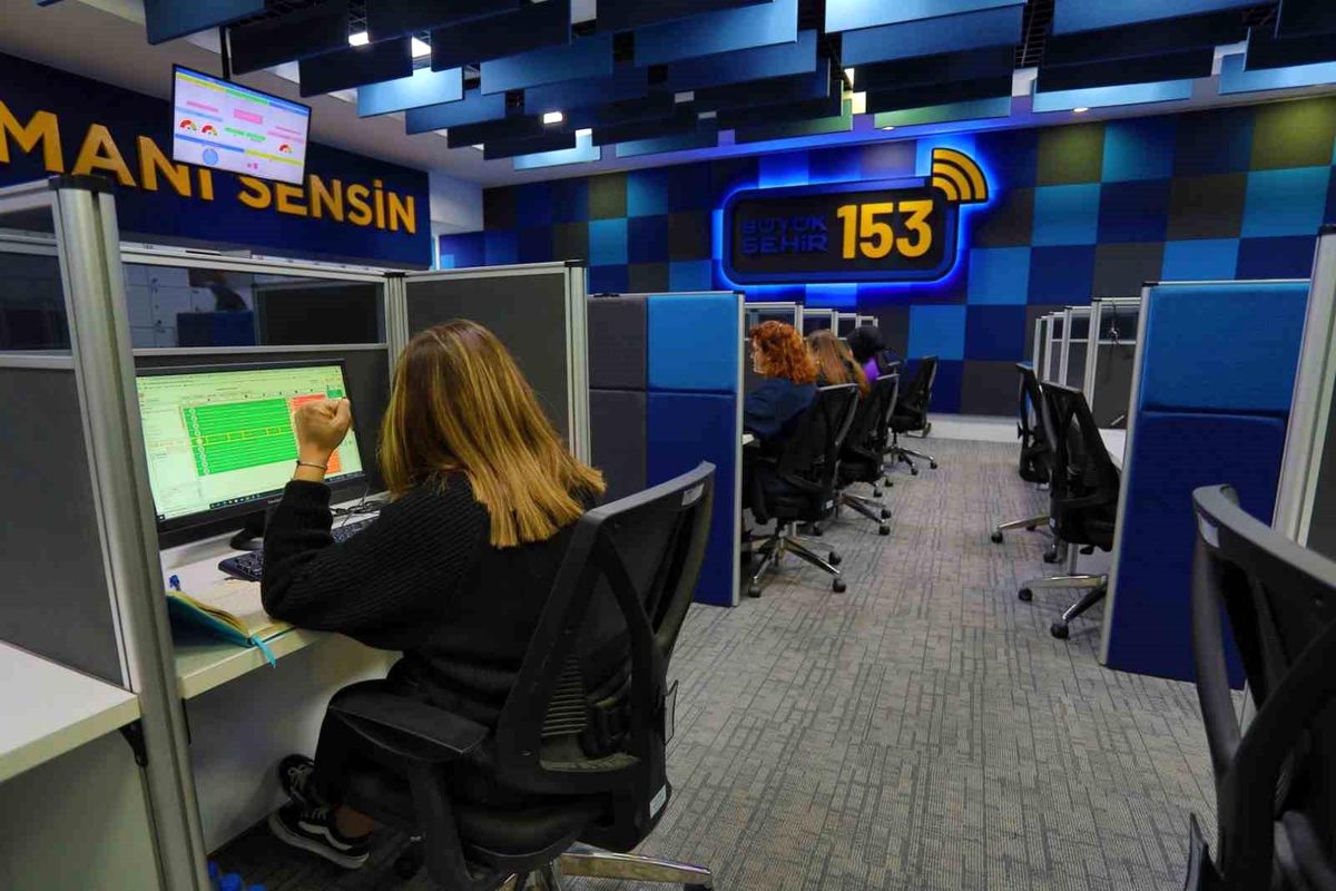 Kocaeli Büyükşehir Belediyesi\'nin 153 Çağrı Merkezi 2023\'te 1 milyon 275 bin kişiyle iletişime geçti