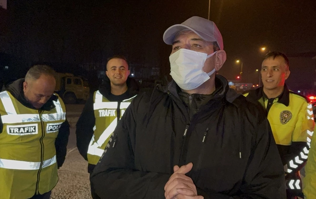Trafik Polisleri Akciğer Kanserine Yakalanan Meslektaşlarına Sürpriz Yaptı