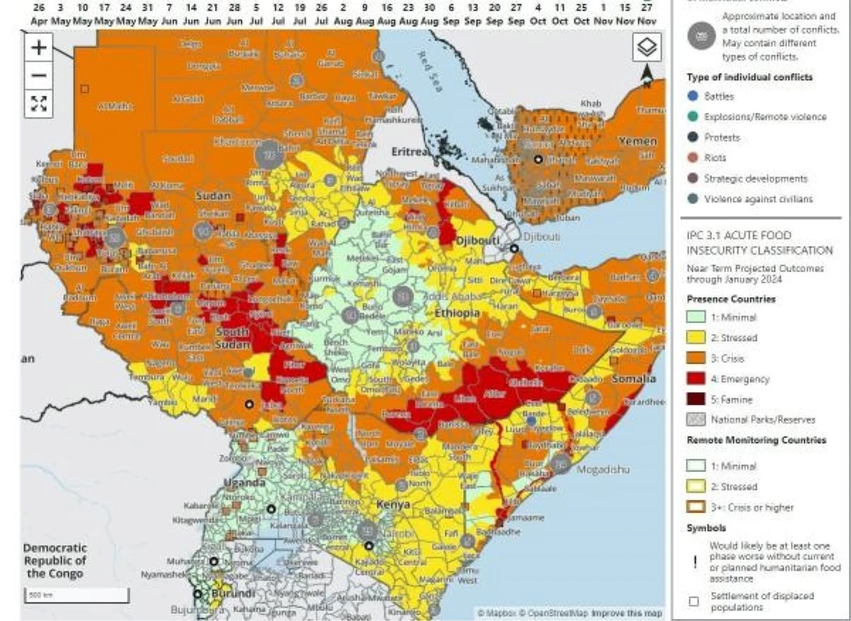 Etiyopya\'da İklim Değişikliği ve Kuraklık Nedeniyle Kıtlık Tehlikesi