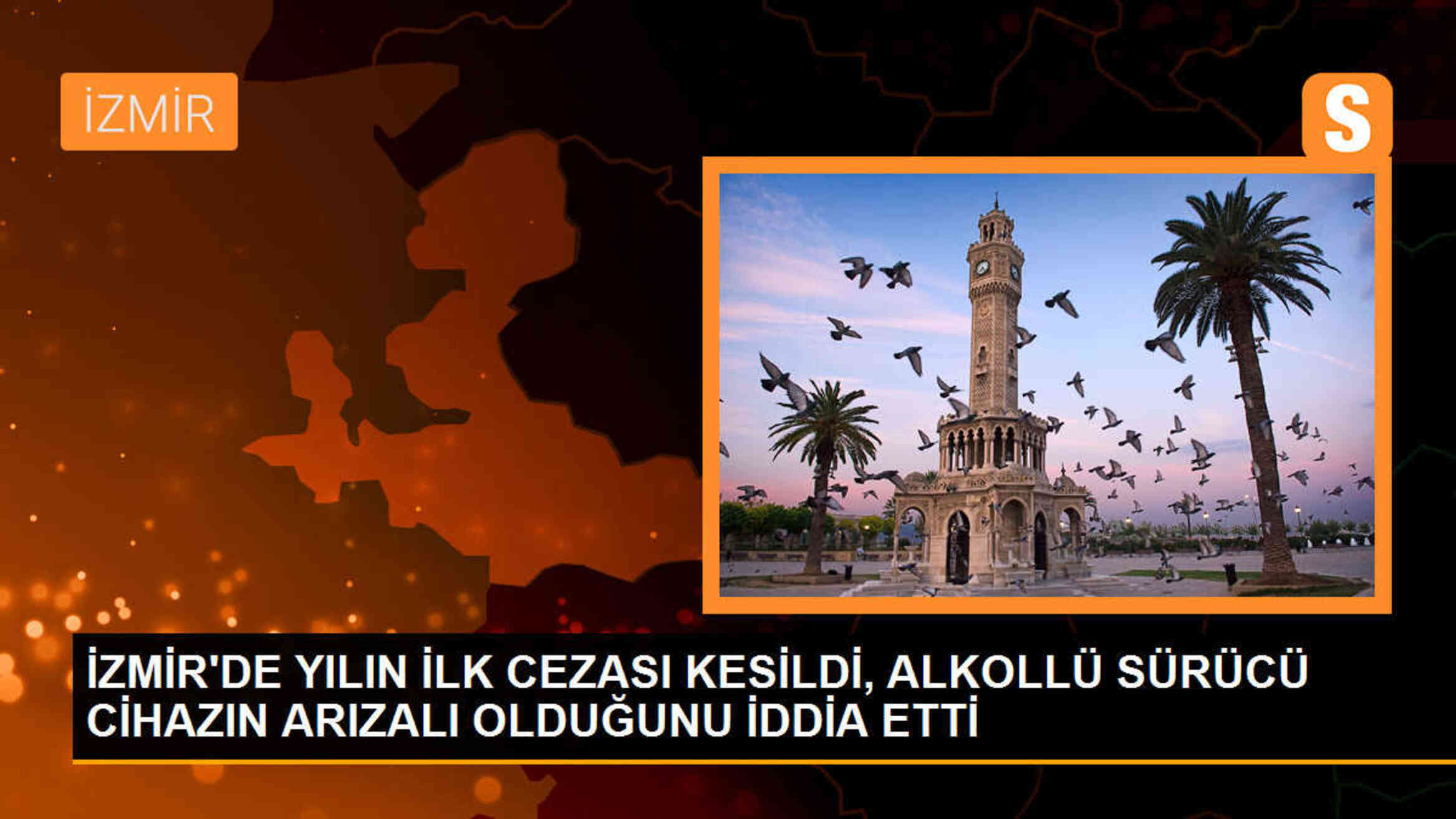 İzmir\'de Yeni Yıl Denetiminde Alkollü Sürücüye Cezai İşlem