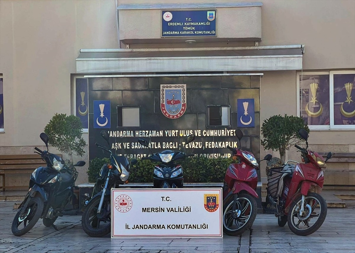 Mersin\'de 5 Motosiklet Hırsızı Yakalandı