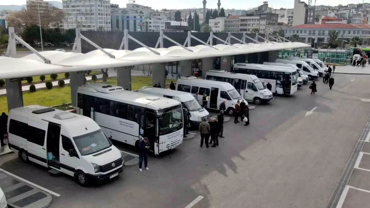 Samsun İlçe Toplu Ulaşım Transfer Merkezi\'ni 3 Günde 36 Bin 656 Yolcu Kullandı