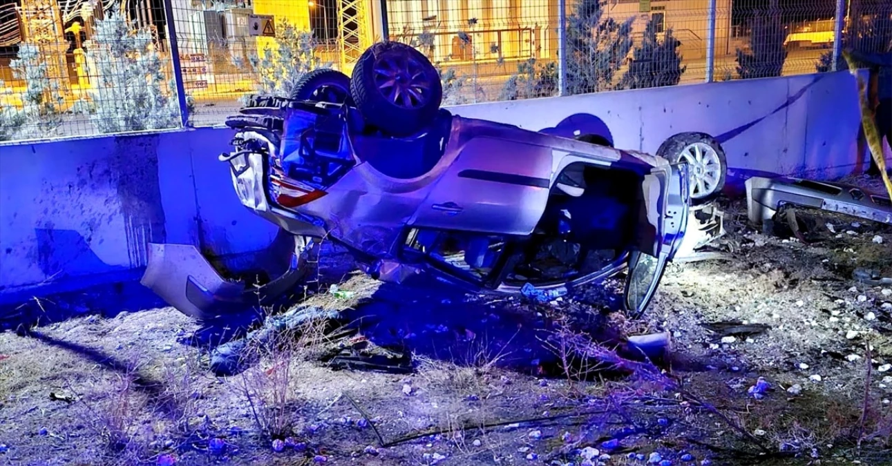 Aksaray\'da trafik kazasında 1 ölü, 3 yaralı