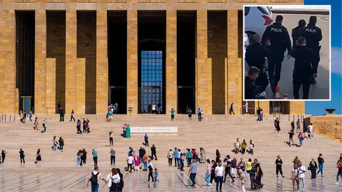 Anıtkabir\'de \'\'Kahrolsun Cumhuriyet\'\' sloganları atan şahıs tutuklandı