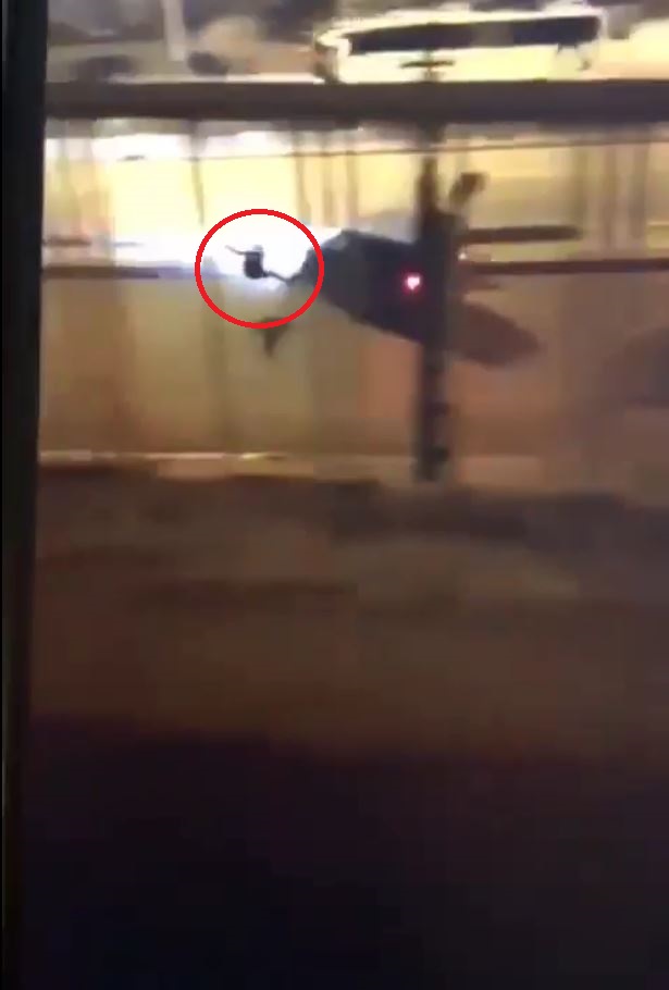 Ankara'da eğlence mekanı çıkışı ortalık karıştı! Kavga ettikleri kişiyi arabayla metrelerce sürükledi