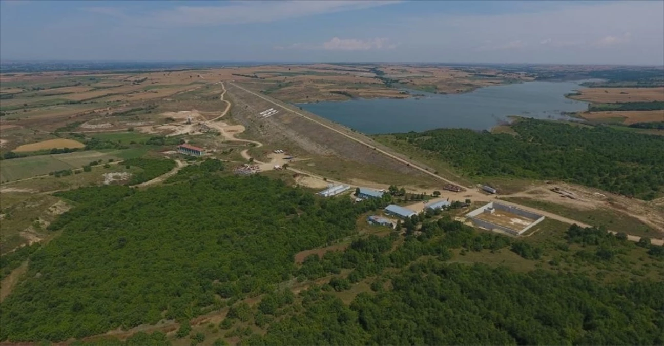 Edirne\'de Çakmak Barajı tamamlandı, 520 bin dekar arazi suya kavuşacak