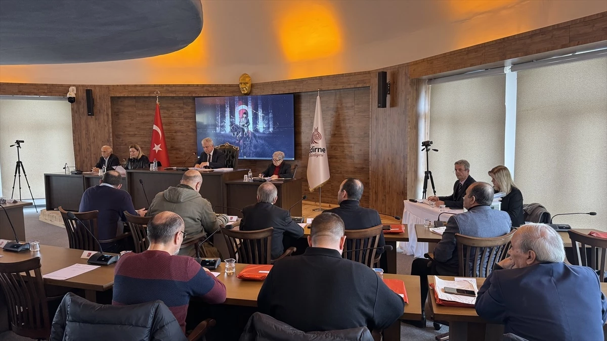 Edirne Belediyesi Ocak Ayı Meclis Toplantısı Gerçekleşti