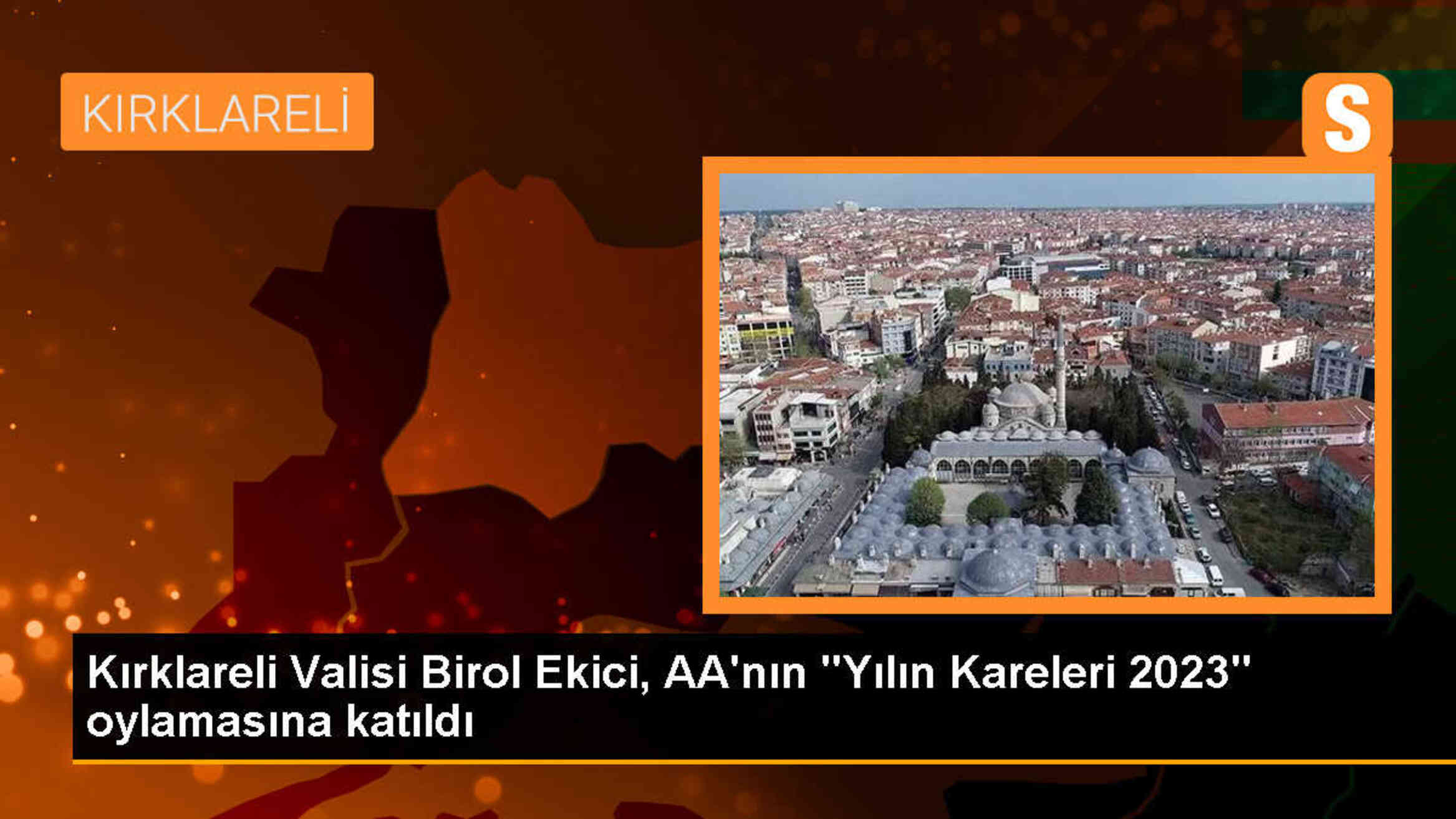 Kırklareli Valisi Birol Ekici, Yılın Kareleri 2023 oylamasına katıldı