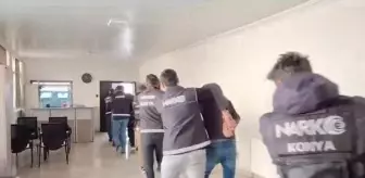 Konya'da uyuşturucu operasyonunda 5 kişi tutuklandı