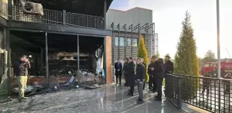 Kütahya'da bir porselen fabrikasında çıkan yangın kontrol altına alındı