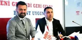 Sivasspor'un yeni teknik direktörü Bülent Uygun açıklamalarda bulundu