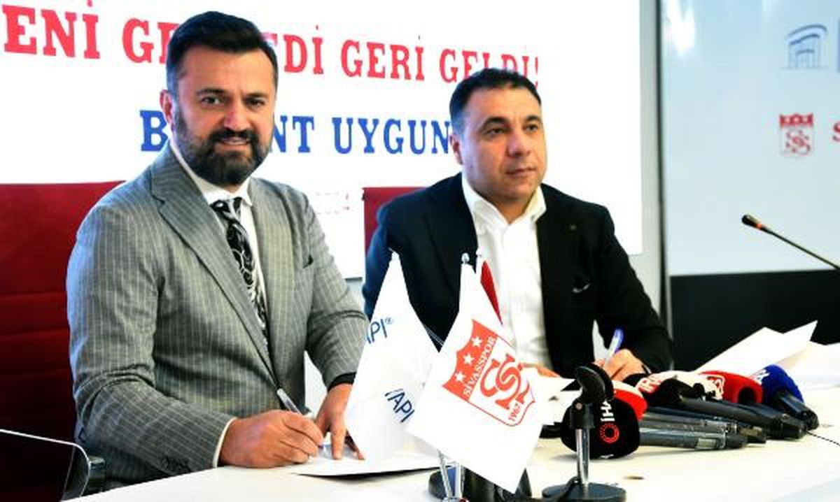 Sivasspor'un yeni teknik direktörü Bülent Uygun açıklamalarda bulundu