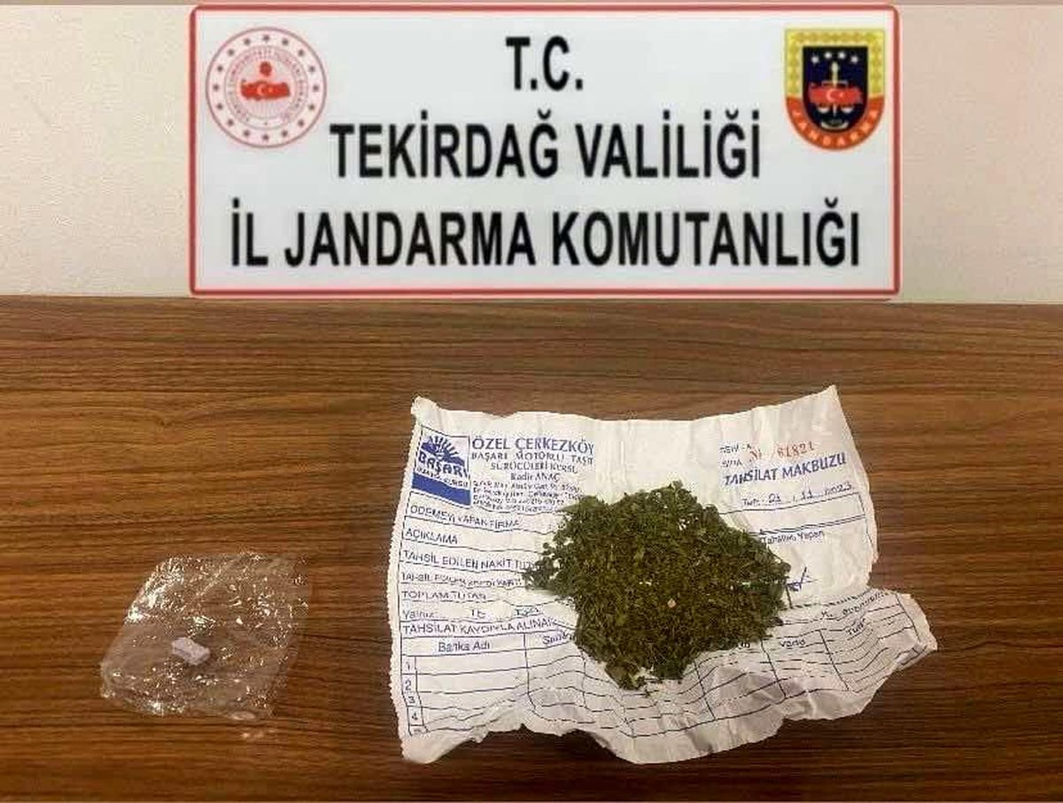 Tekirdağ\'da yapılan operasyonda 7 şüpheli uyuşturucudan gözaltına alındı