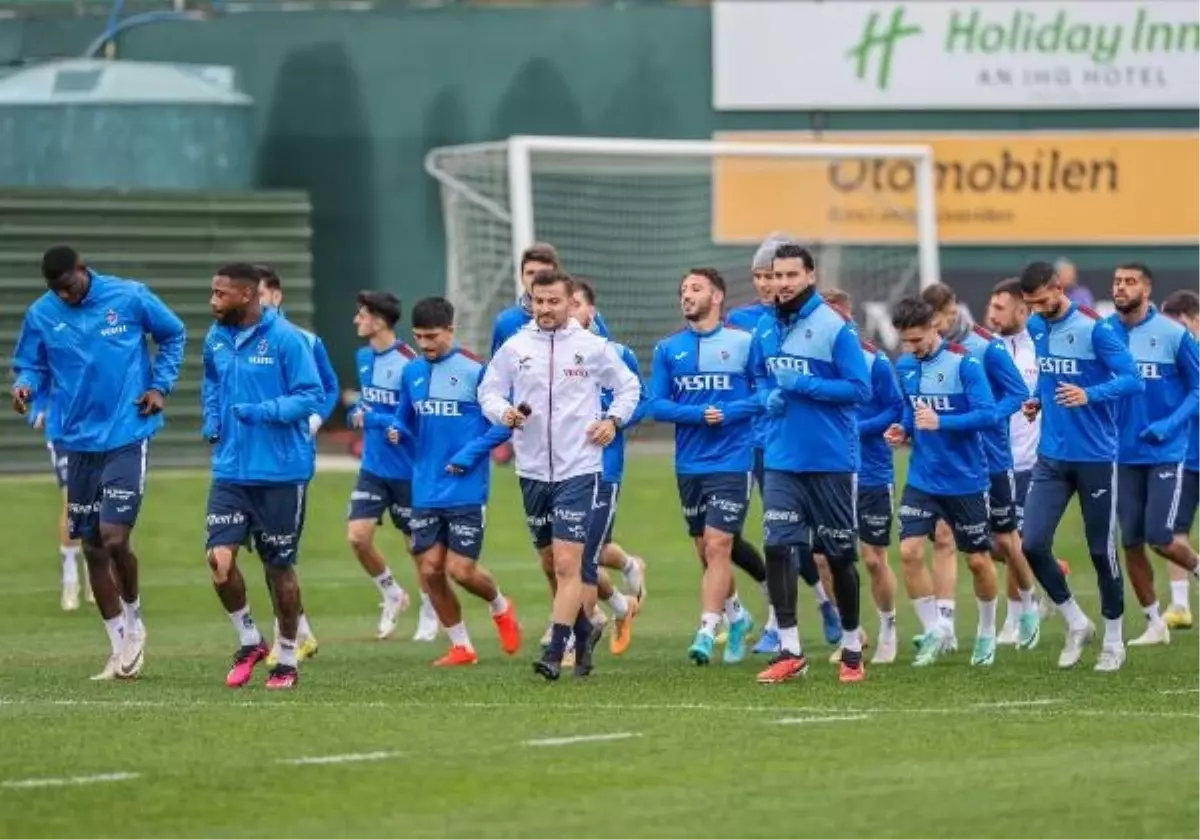 Trabzonspor, MKE Ankaragücü maçı hazırlıklarına devam ediyor