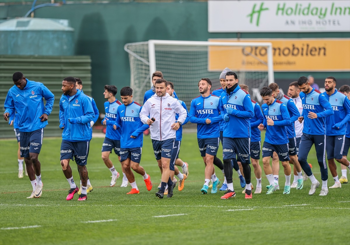 Trabzonspor, MKE Ankaragücü maçı hazırlıklarına devam ediyor