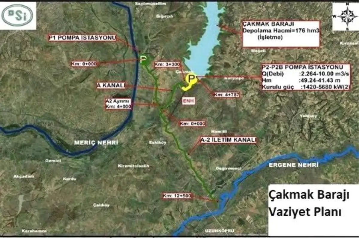 Çakmak Barajı tamamlandığında 520 bin dekar arazi suya kavuşacak