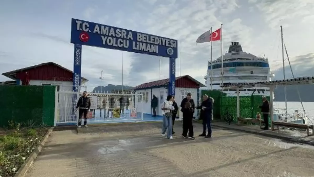 Amasra Limanı\'na 34\'üncü kez kruvaziyer geldi