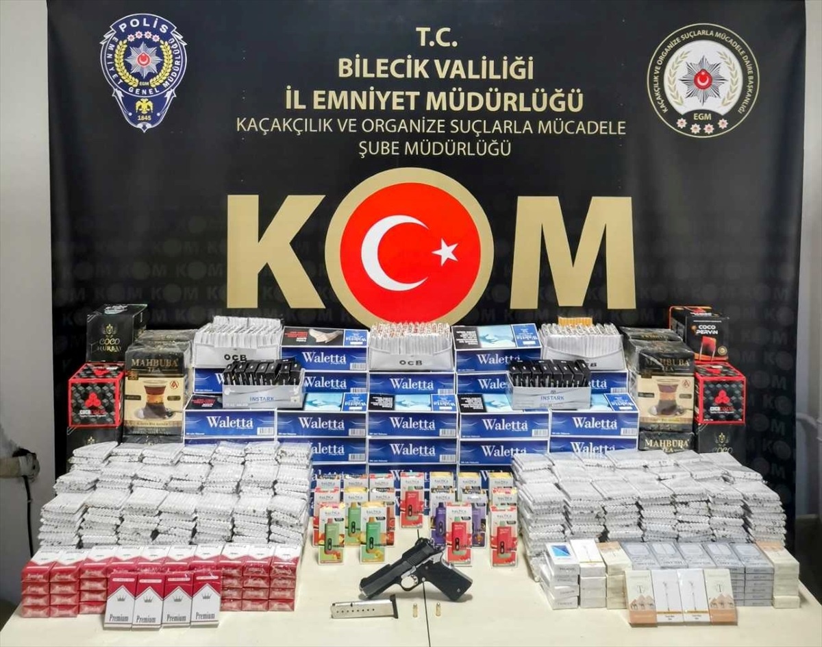 Bilecik\'te Kaçakçılık Operasyonunda 5 Şüpheli Gözaltına Alındı