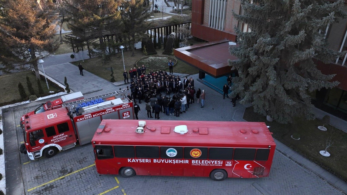 Kayseri Büyükşehir İtfaiyesi 2023 yılında 7 bin 411 vakaya müdahale etti