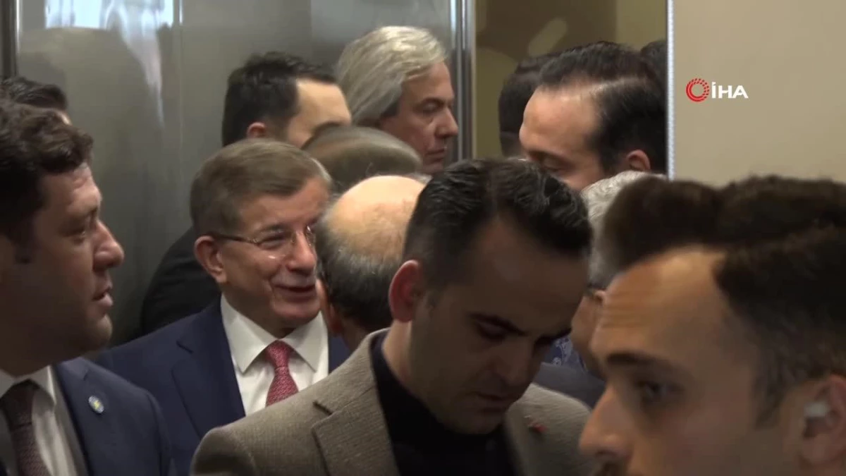Gelecek Partisi Genel Başkanı Davutoğlu\'ndan İYİ Parti lideri Akşener\'e ziyaret