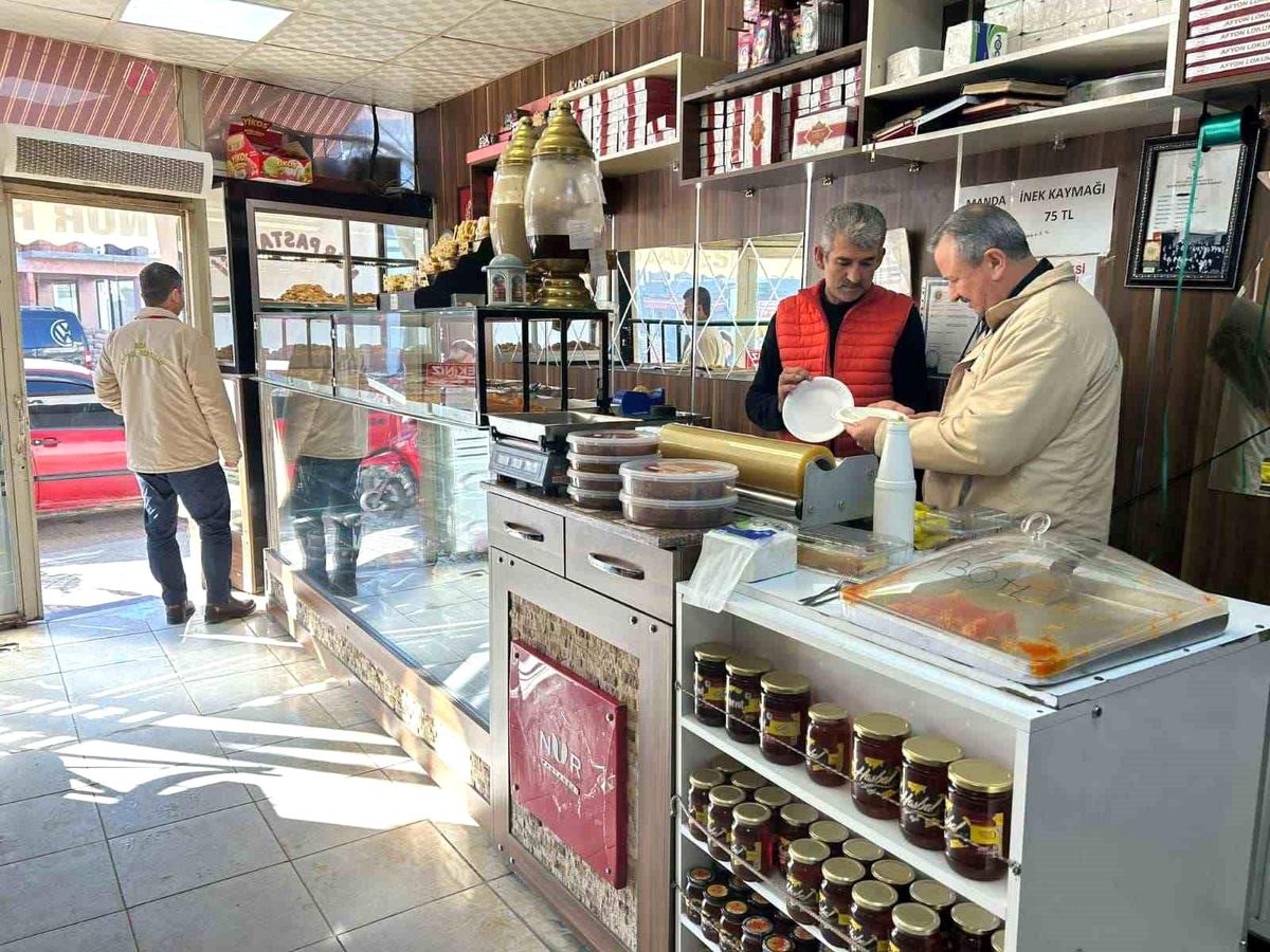 Afyonkarahisar Bolvadin İlçesinde Gıda İşletmelerine Denetim Yapıldı