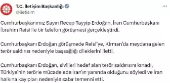 Cumhurbaşkanı Erdoğan, İran Cumhurbaşkanı Reisi ile telefon görüşmesi yaptı
