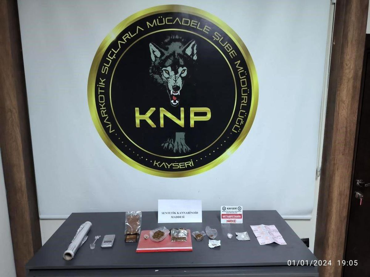 Kayseri\'de 7.5 Kilo Uyuşturucu Madde Ele Geçirildi