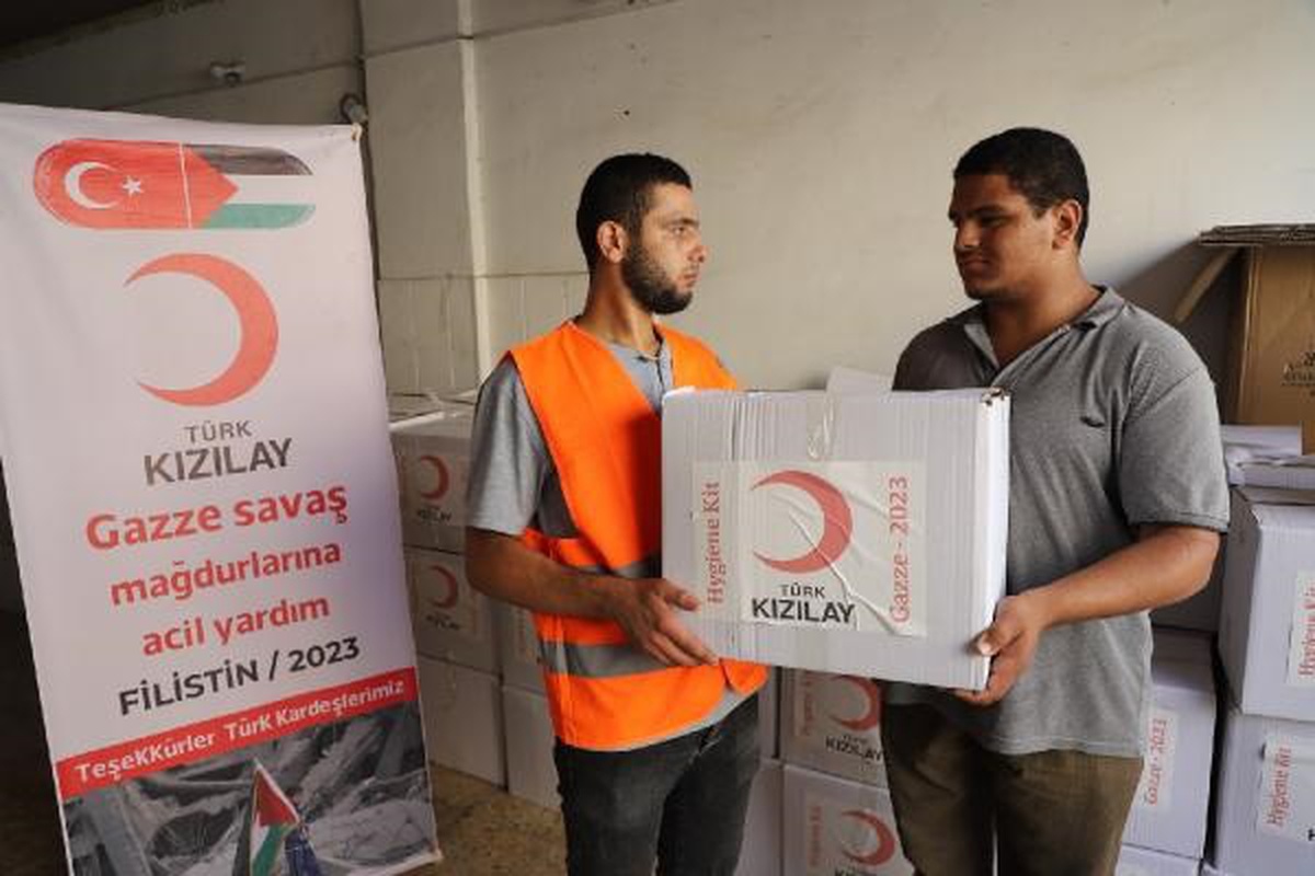 Türk Kızılayı, Gazze\'ye ulaştırdığı yardım malzemelerini duyurdu